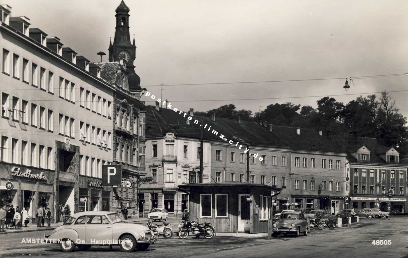 Rathausplatz Amstetten 1958
